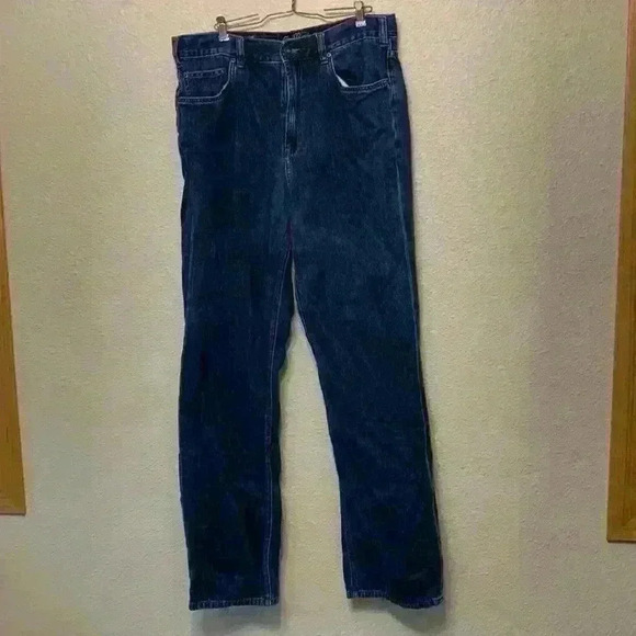 Tommy Bahama men Classic Fit *34 X 34 blue collar casual dark wash stretchy fall - Picture 1 of 12